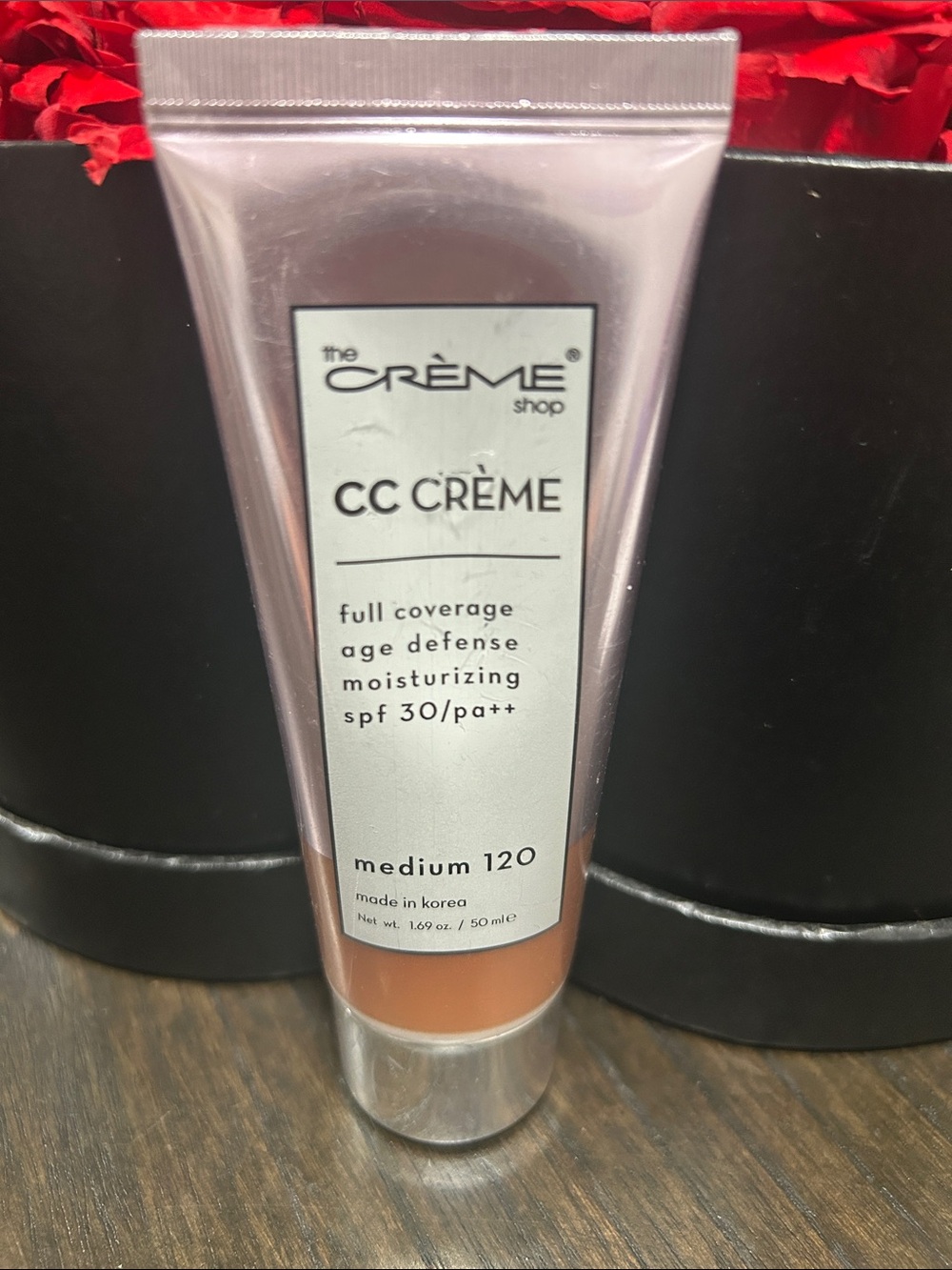 The Crème Shop CC Crème Medium 120- Hydrating Full Coverage SPF 30 (Medium)